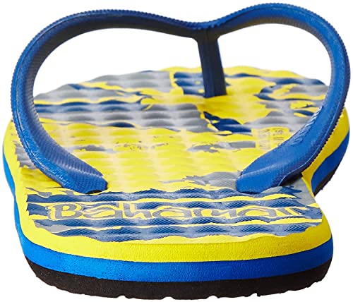 Image of BAHAMAS Men's BH0028G Yellow N. Blue Flip Flops 9 (BH0028GYLNB0009)