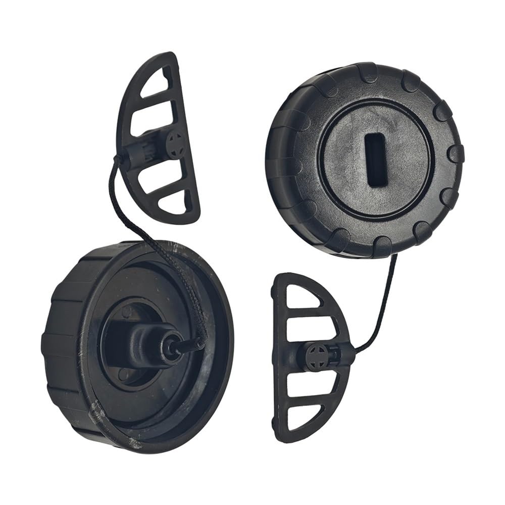 2 Tapones de Combustible y Aceite compatibles con motosierras MS170 y MS180, repuestos for Herramientas de jardín