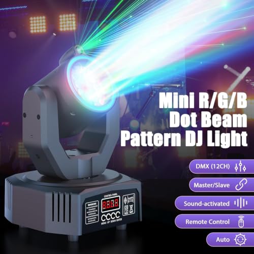 4PCS 30W Stage Moving Head DJ Lights with Stunning Beam and GOBO Effects Review - Image 2