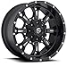Fuel Krank black Wheel with Painted Finish (18 x 9. inches /8 x 6 inches, 1 mm Offset)
