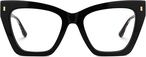 Zeelool Gafas de mariposa de acetato gafas clásicas para mujer marco con lente transparente sin receta ZJGA439831