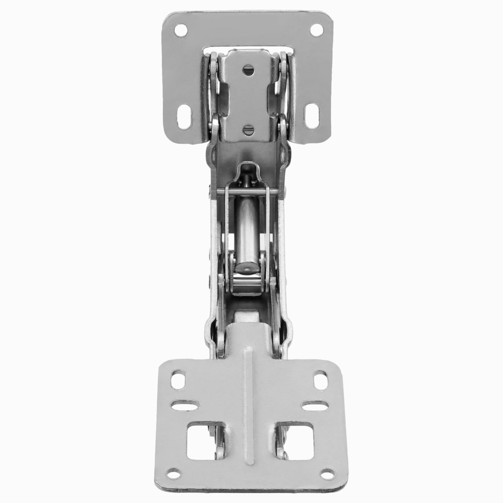 PUCSIQ Steel 2 x Screw-on Cabinet Door Hinges, 170 Degree, Silver, Cold-rolled, Door Mount, 2.0 count, Model PUCSIQ23080108 - Image 4