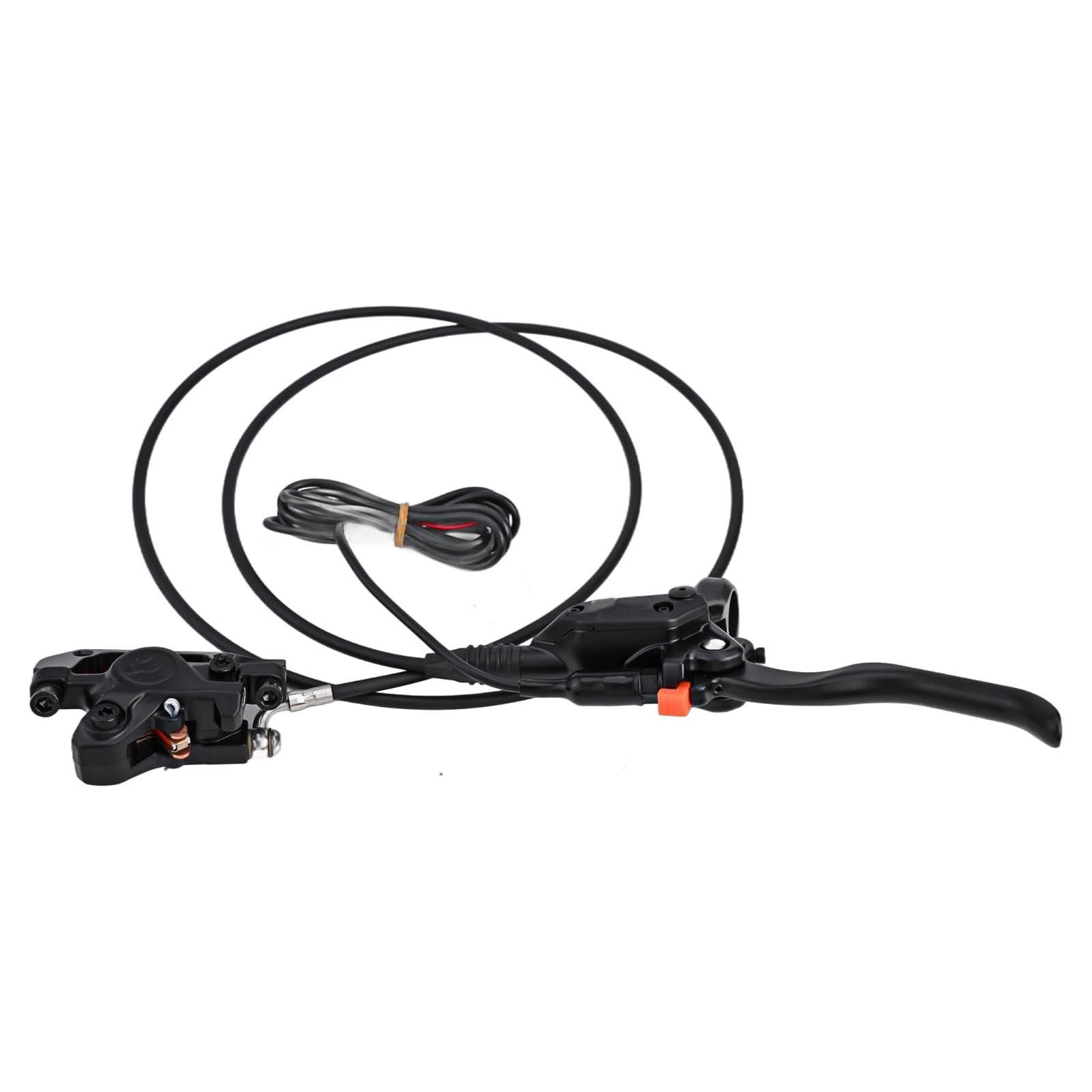 Juego de frenos hidráulicos para bicicleta eléctrica de 2 pines, delantero 850 mm y trasero de 1600 mm, aleación de aluminio para discos de freno de 160 mm, sistema de freno de rueda