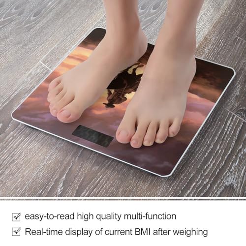 Báscula digital de baño Cowboy West con plataforma amplia miniatura 5