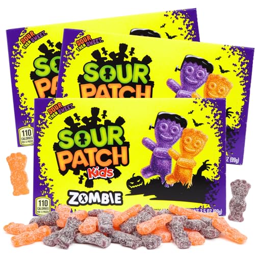 Halloween Sour Patch Kids Zombies, Shareable Movie Night Candy, Spooky