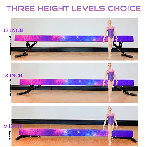 MARFULA Adjustable Balance Beam 8 ft Gymnastic Beam adjustable height for Kids and Teenage of all gymnastic levels, Gymnastic Training Beam Gymnastic Equipment for athlete Home and Gym Club Use - Thumbnail 3