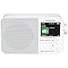 Produktbild Kenwood CR-M30DAB-W - Tragbares DAB+ Radio mit Bluetooth, integriertem Akku & 6,1cm Farbdisplay, Weiß