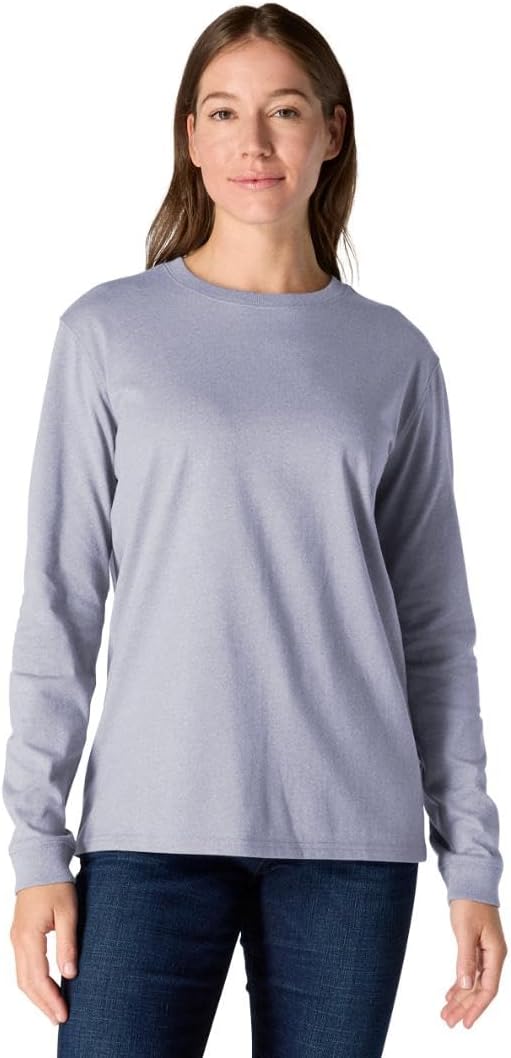 Carhartt Women's Loose Fit Heavyweight Long-Sleeve Logo Sleeve Graphic T-Shirt