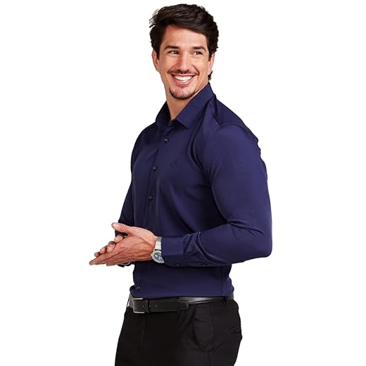 Camisa Social Manga Longa Masculina