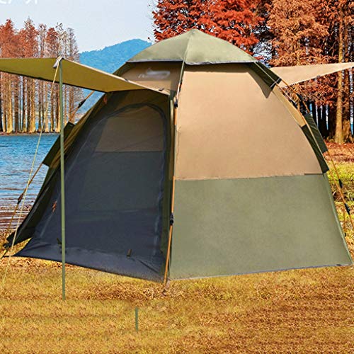 Carpa automática redonda para camping 3-4 personas miniatura 4