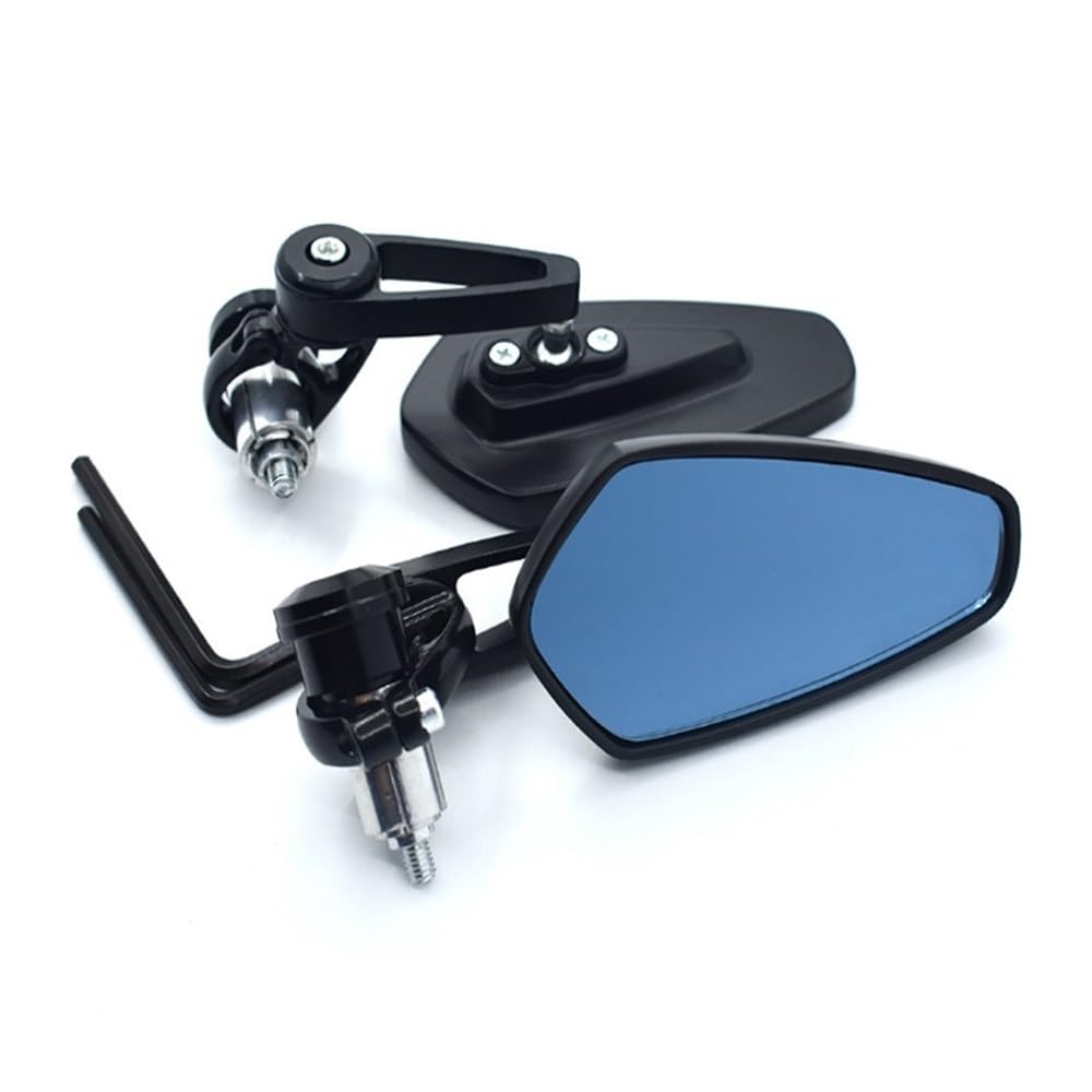 Espejos retrovisores de 22mm para motocicletas Buell XB12R y XB9 con manillar de 7/8 pulgadas 6
