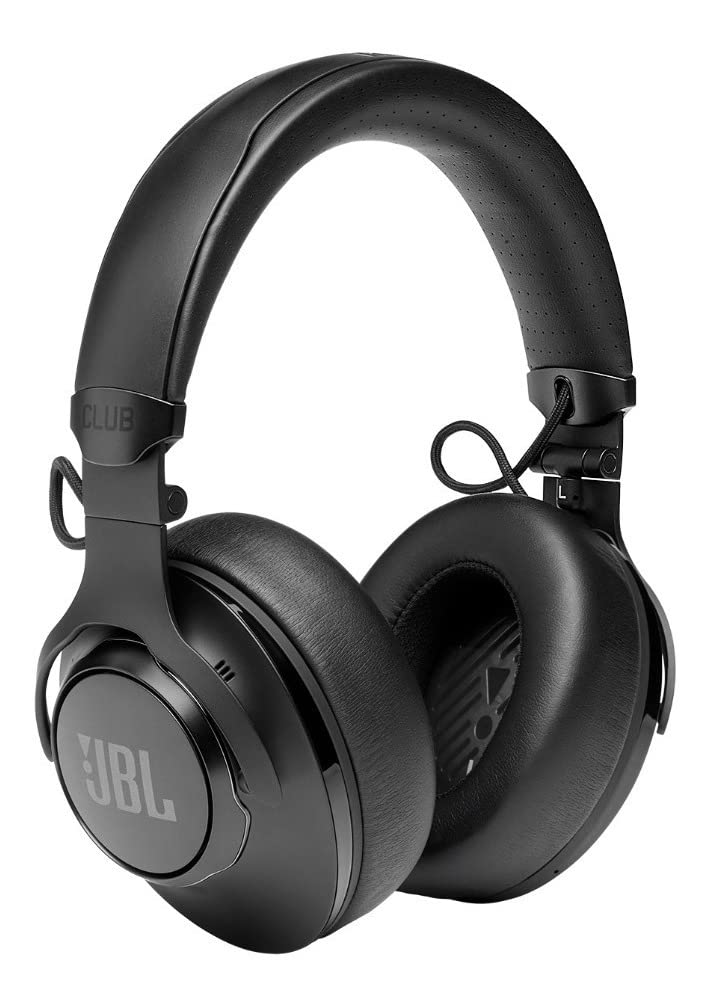 JBL Club 950 NC noir – Casque supra-aural sans fil à réduction de bruit – Connexion Bluetooth et assistant vocal – Pliable avec une autonomie de 55h – Noir
