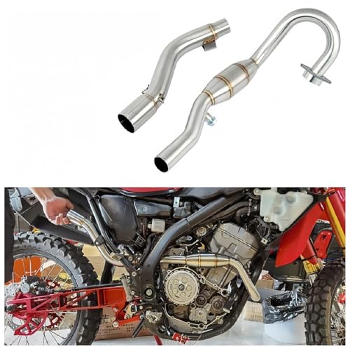 Échappement moto pot central inox pour optimiser les gaz sur Honda CRF 300L