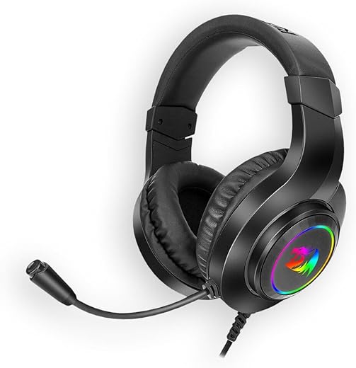 Headset Gamer Redragon Hylas Preto RGB - H260RGB