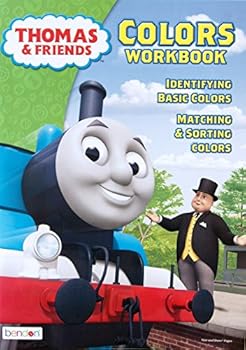 Office Product Thomas and Friends Colors Workbook for Ages 3+ (32 pages) Book