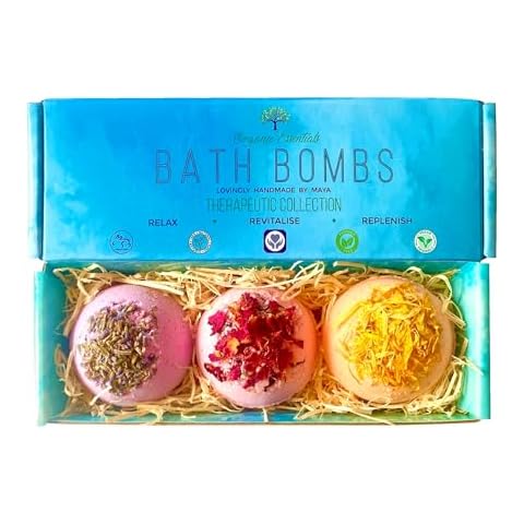 Luxury Organic Floral Bath Bombs from the UK Cover