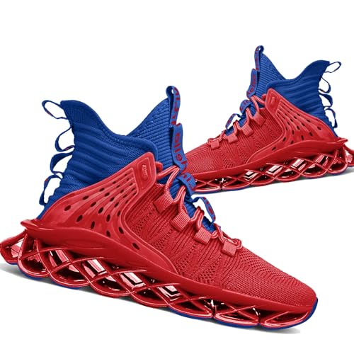 Image of Hello MrLin Men's Running Shoes Non Slip Athletic Tennis Walking Blade Type Sneakers Hip Hop