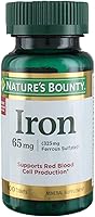 Vista 8 de Nature's Bounty hierro, 65 mg(Sulfato de hierro, 325 mg), B000GG6F3E, 1, 1