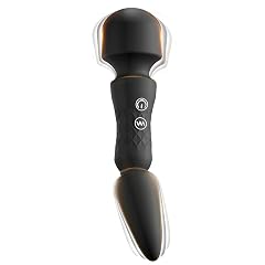 Dual Head Vibrating Anal Plug - 10 10 Modes Rechargeable Silicone Butt Plug for Couples Solo Use Waterproof