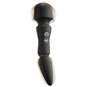 Dual Head Vibrating Anal Plug - 10 10 Modes Rechargeable Silicone Butt Plug for Couples Solo Use Waterproof