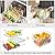 MineSign 4Pack Stackable Fridge Drawers Pull-out Storage Bins with Handle Clear Food Container for Refrigerator Plastic Dresser Organizer Fruit&Veggie Keeper for Freezer Cabinet Kitchen Organization