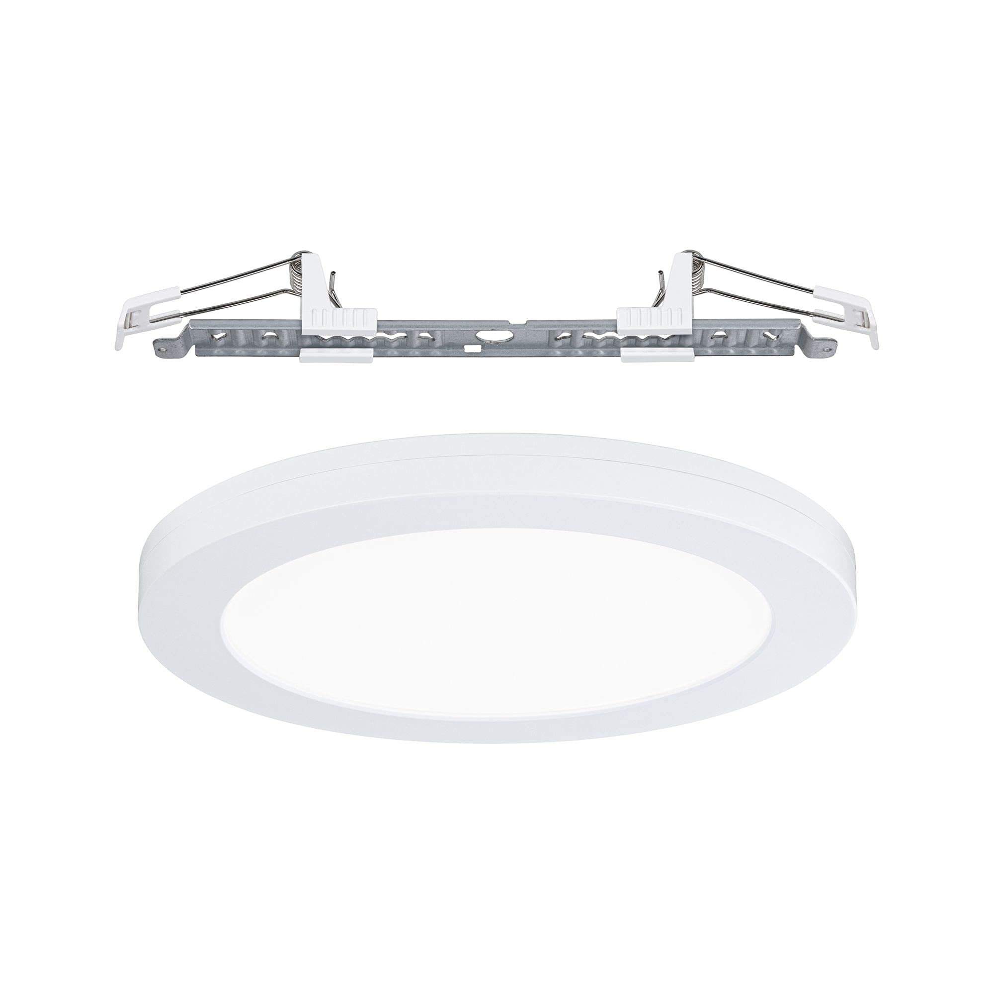 Paulmann 95391 Panel LED empotrable 2en1 Cover-it con detector movimientos 225mm red. 1x16,5W blanco diurno, blanco mate, empotrable, plástico, 4000K