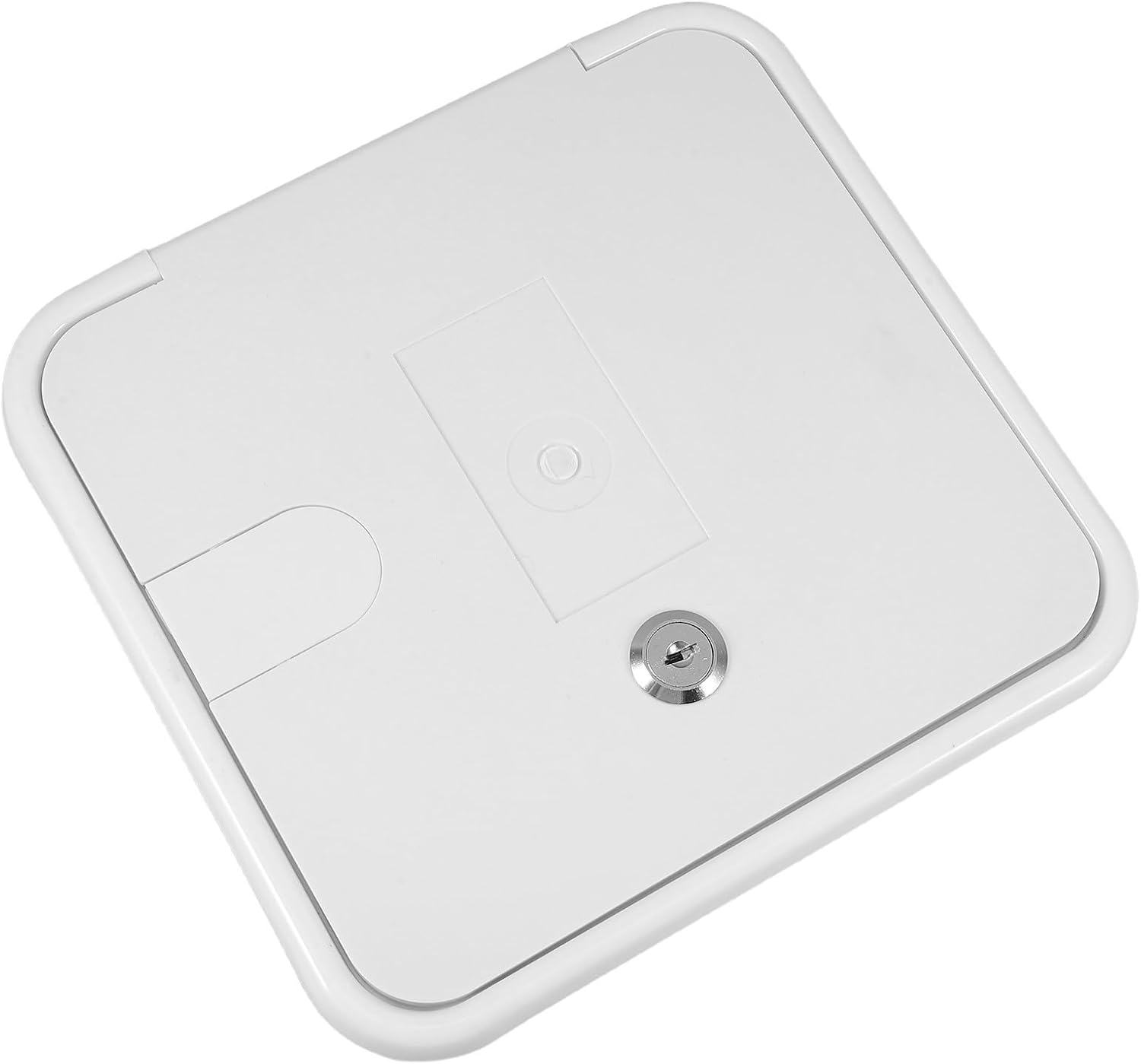 SHOWERORO Campervan Power Cable Hatch Door with Screws, Rv Electrical Access Door Made of Sturdy Abs, Versatile and Sleek Design for Outdoor Use, for Rv Modification and Travel Trailer
