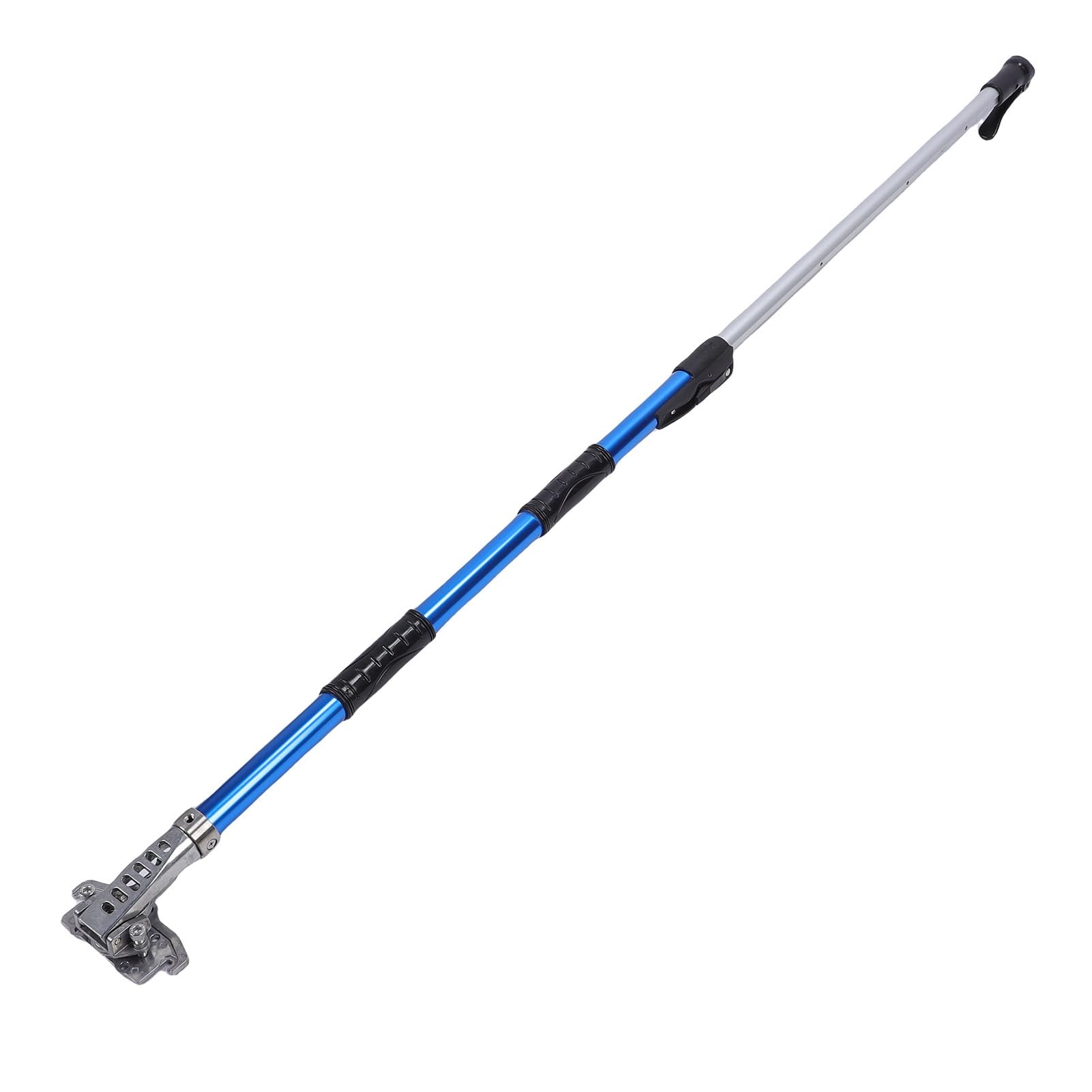 Fafeicy Manija Plana de Aleación de Aluminio con Recubrimiento de Carburo Anodizado y Mecanismo de Bloqueo para Herramienta de Acabado de Paneles de Yeso