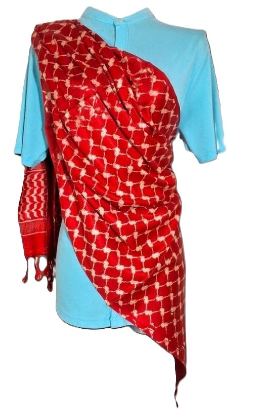 Scarf Factory Kashmiri Embroidery Stole for Women | Soft Viscose Silk Printed Scarf Dupatta | Lightweight 1.8 Meter Fashion-picture-25
