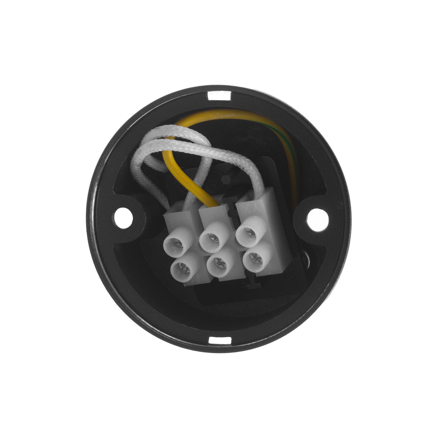 Maclean Foco de Superficie con Casquillo GU10 hasta 40W | Lámpara de Techo de Aluminio para Uso Interior | Diseño Moderno | 55x130 milímetros (Negro, 1 unidad, sin bombilla incl.)