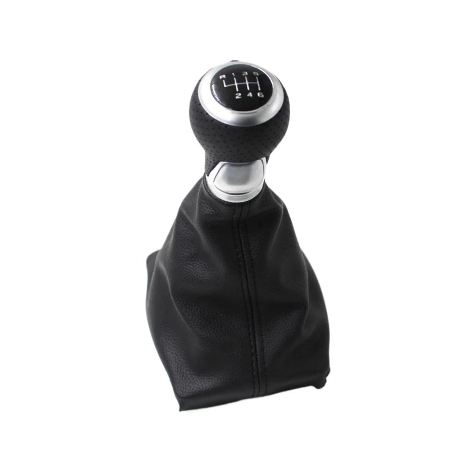 Kunyos R123456 Knob With Boot Gear Knob Manual For A4 S4 B8 8K For A5 8T For Q5 8R S Line 07-15 6-Speed/5-Speed Black Performance Stylish Gear Stick 1 Gear Shift With Gaiter Boot