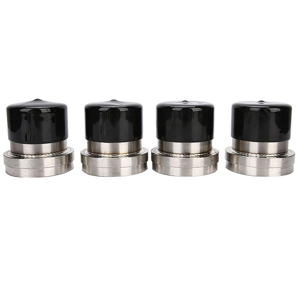 4pcs 2.441in Stainless Steel Trailer Bearing with Protective Buddy Bra Accessory, Automatic Check Function