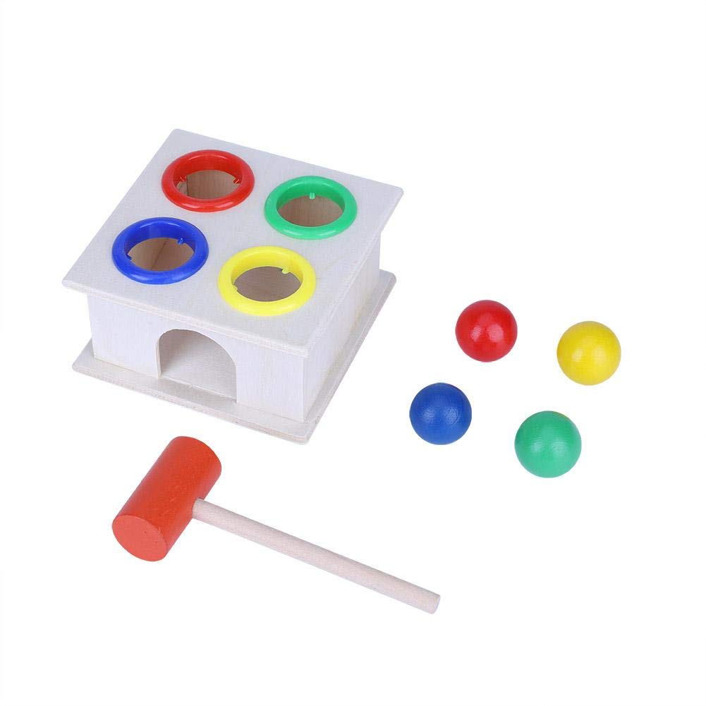 Pasamer Children Toy​, Educational Wooden Hammering Game Toy Kids Interesting Early Learning Props