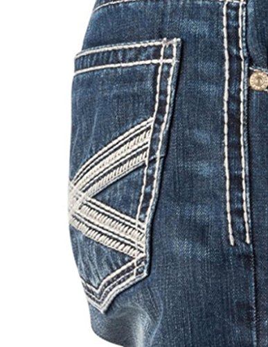 Stetson Men's 1520 Standard Fit Jeans Straight Leg Blue 36W x 40L3