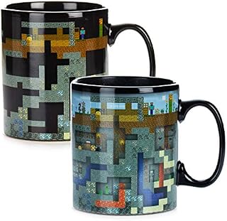 Minecraft Coffee, XL Heat Change Mug 550 ml, Stoneware