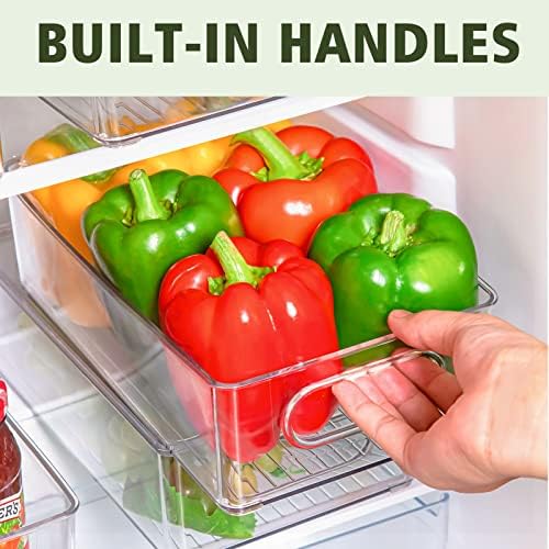 Refrigerator Storage Box with Cover 6 304