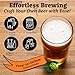 My Brew Supply Orange Wheat Beer Extract Kit | Bavarian Wheat Dry Malt Extract | Golden Light Dry Malt Extract | Caramel Malt | Flaked Wheat Grains | Sweet Orange Peel | Citra Hops | Belgian/German Ale Yeast| 5 Gallon Yield