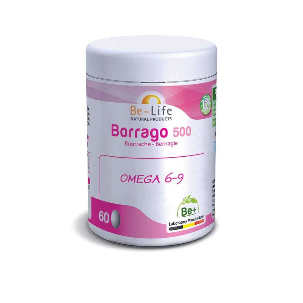 Borrago 500 Organic 60 Capsules Be-Life