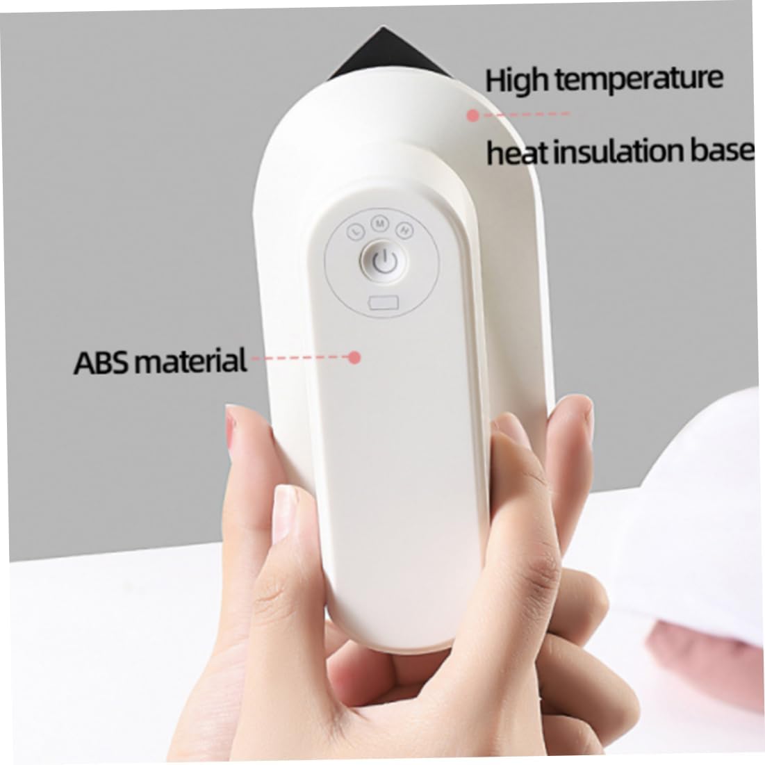 Travel Iron Mini Electric Iron Cordless Dry Wrinkle Remover Ironing for Home Business, cordless