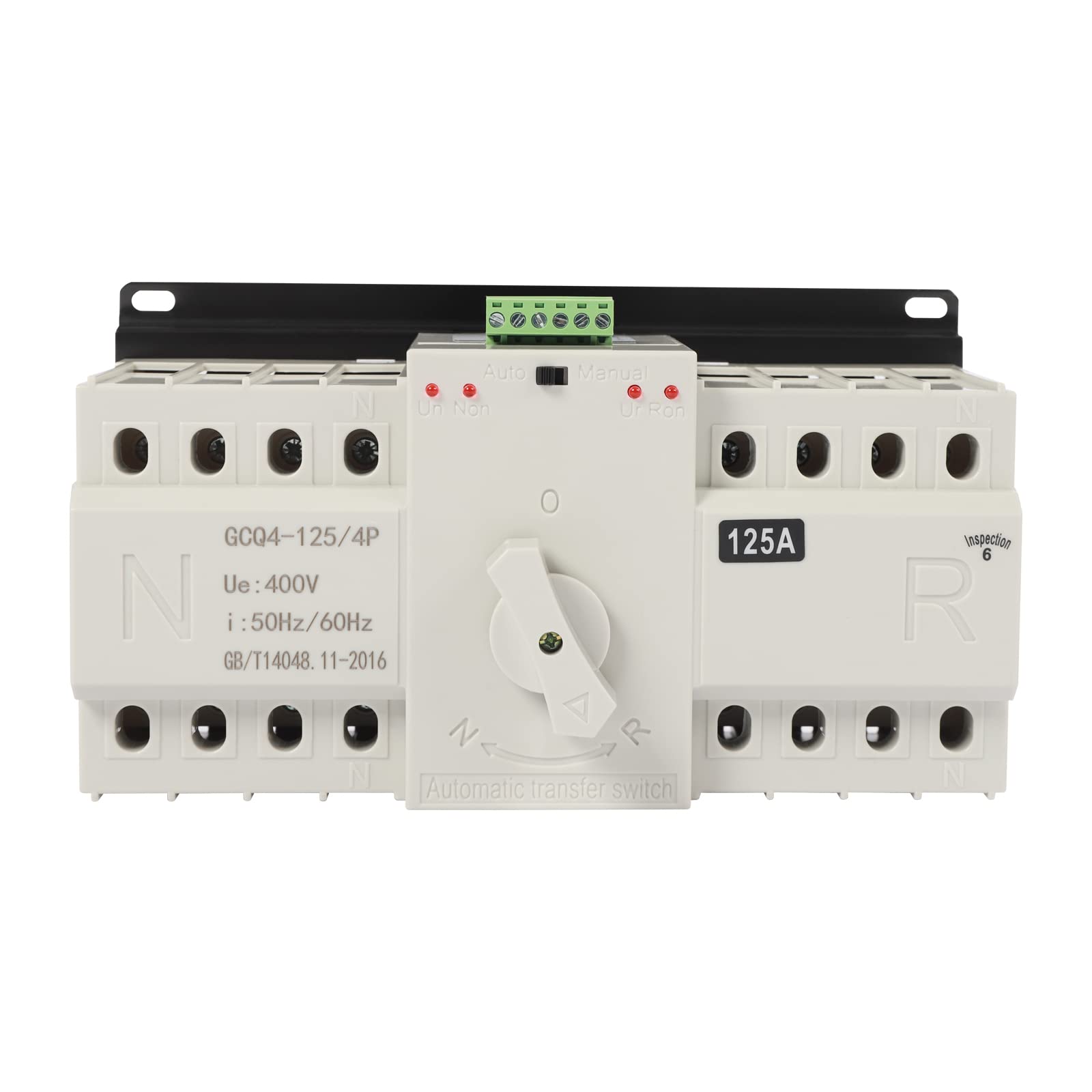 Conmutador de transferencia automático dual 4P 125A AC 230V/400V doble transferencia interruptor conmutador de transmisión