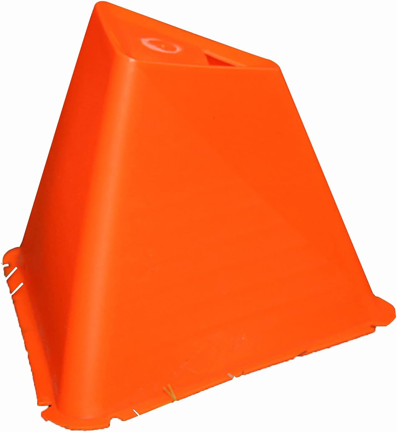 Sports Cones Children's Football Plastic Cone, 15cm/7" Agility Marking Cone, for Training, Football, Sports, Field Traffic Cones, 10 Packs (Color : Orange, Size : 10pcs)