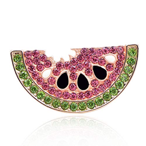 Lakke Rhinestone Watermelon Brooches Cute Fruit Brooch Pin Kids Badges