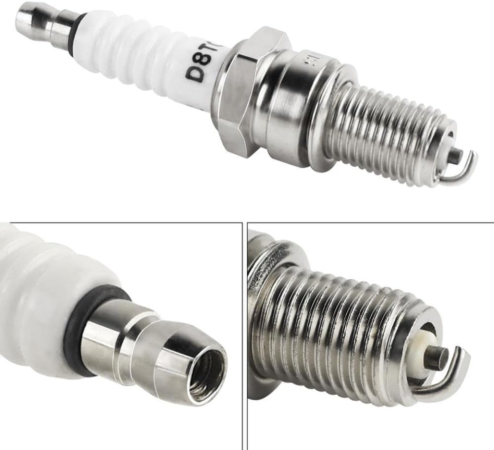 5pcs Universal Fit Motorcycle Spark Plug D8TC For CG Series 125cc 150cc 200cc 250cc 4 Stroke Off-road ATV Dirt Bike Go Kart Moped Scooter