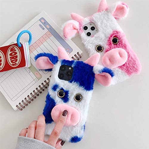 Luvi ED912-I14PM-3 Fur Plush 3D Cute Cartoon Case thumb #1