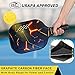 Gonex Pickleball Paddles, USAPA Approved Graphite Pickleball Rackets with Comfort Grip, Carbon Fiber Pickleball Set of 2/4 Paddles with 4 Balls, Portable Carry Bag