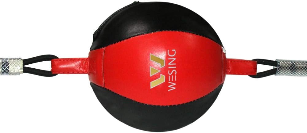 Wesing Double End Striking Bag Leather Boxing Speed Ball Bag : Sports & Outdoors