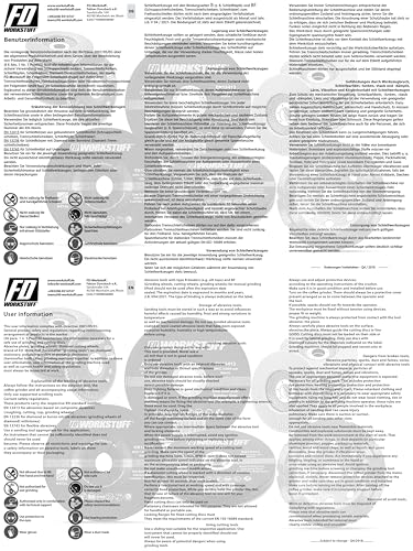 Schruppscheiben │ 5 Stück │ Ø 125 x 6.0 mm │ für Trenn- oder Winkelschleifer │ Schleifmopteller │Schleifscheiben │ Für Stahl & NE-Metall