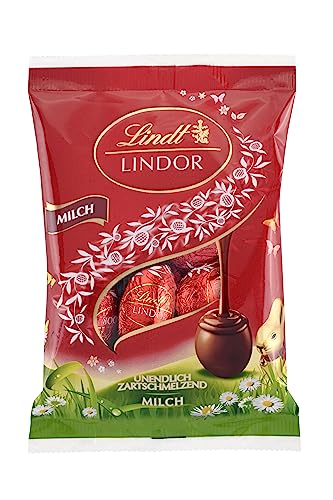 Lindt & Sprüngli Lindor-Ei, Beutel, 3er Pack (3 x 90 g)
