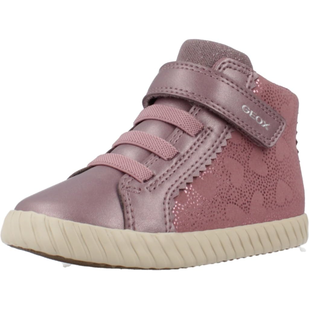 Geox Boy's B MIRROLESS Girl A Sneaker, Rose, 10 UK Child