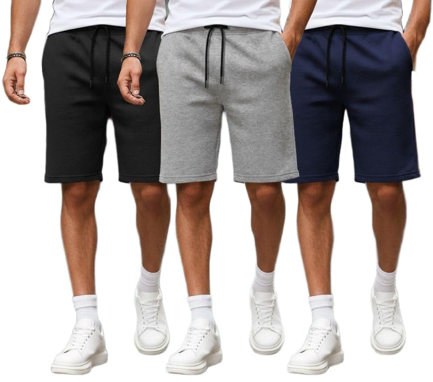 cross spirit Men Regular Fit Solid Casual Shorts(RCLUB_Cotton PO3_6XL)_PT-picture-55